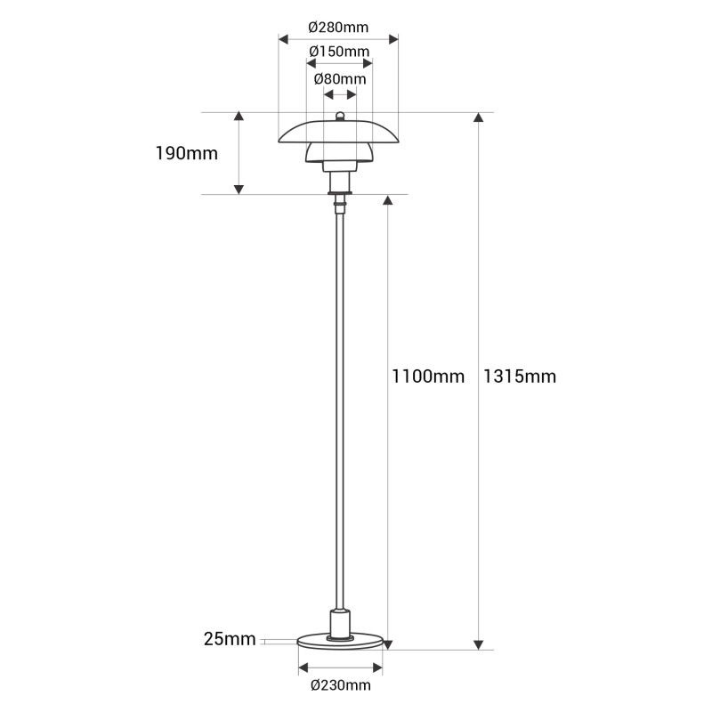 Frogner Floor Lamp – Scandinavian Modern Design – Bild 4
