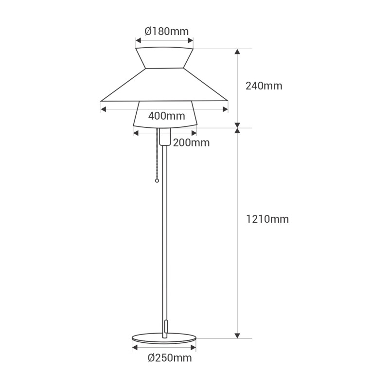 Vasa Floor Lamp – Modern Scandinavian Design – Bild 3