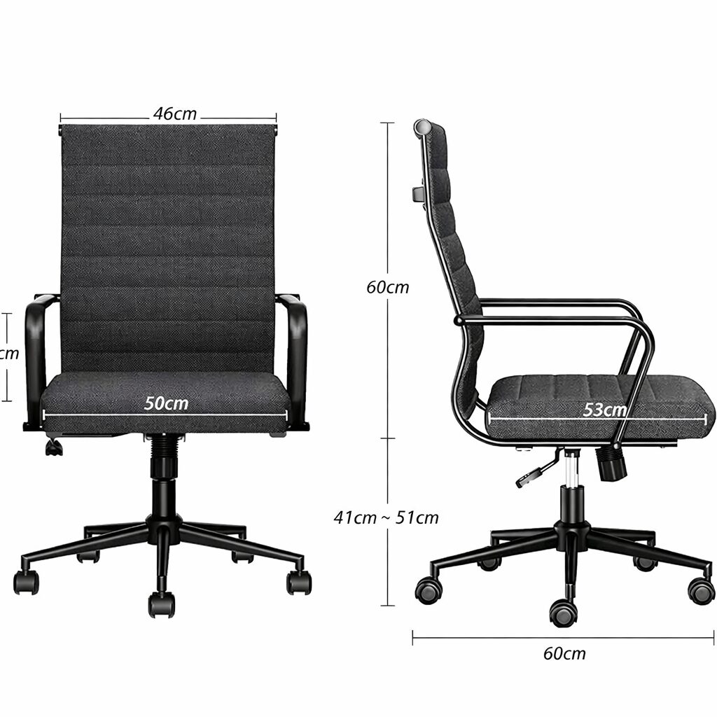 Kalmar Office Chair – Black – Bild 4