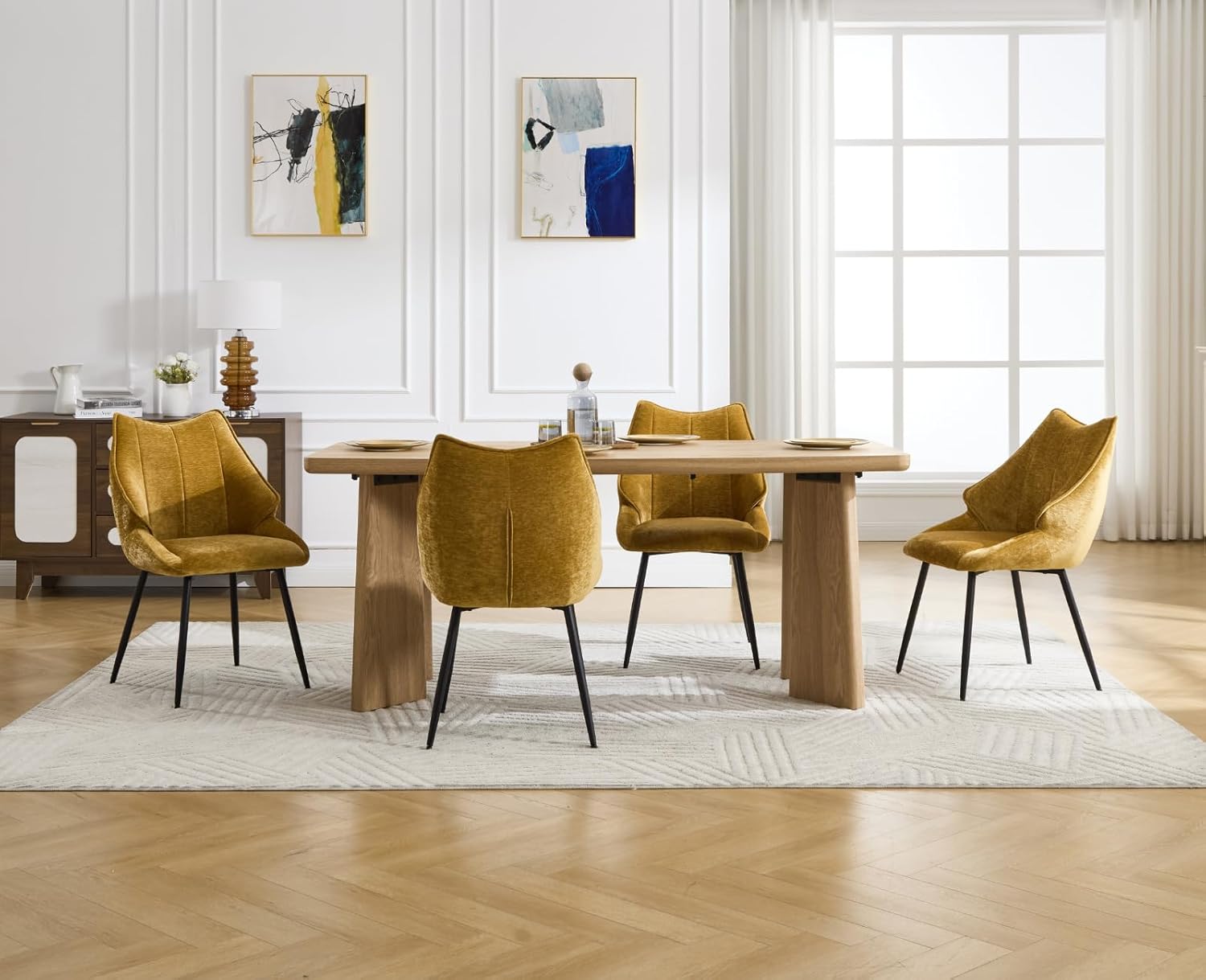 Skanör Mustard Dining Chair – Bild 2