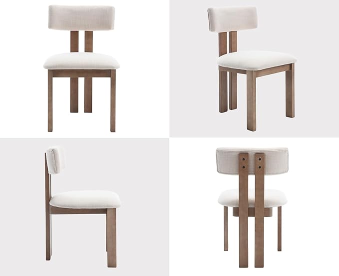 Umeå – Scandinavian Dining Chair in Solid Wood - Pack of 2 – Bild 2