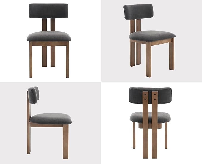 Umeå – Scandinavian Dining Chair in Solid Wood - Pack of 2 – Bild 4