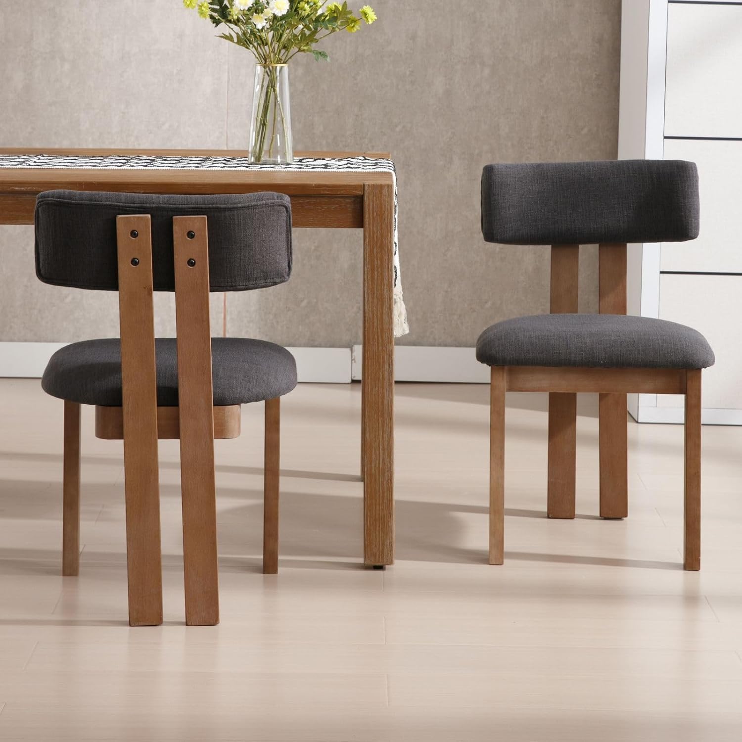 Umeå – Scandinavian Dining Chair in Solid Wood - Pack of 2 – Bild 3