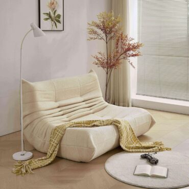 Stavanger 2-Sitzer Sofa - Beige Bouclé, Scandinavian Comfort