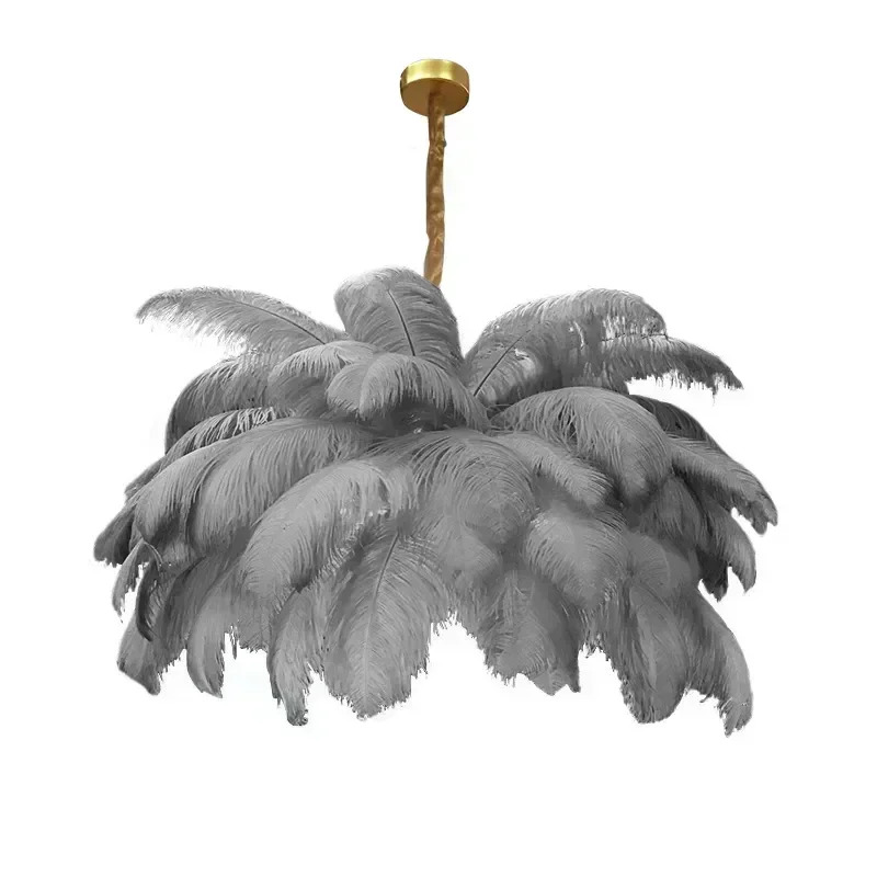 Uppsala Ceiling Lamp – Feather Pendant Light - Image 4