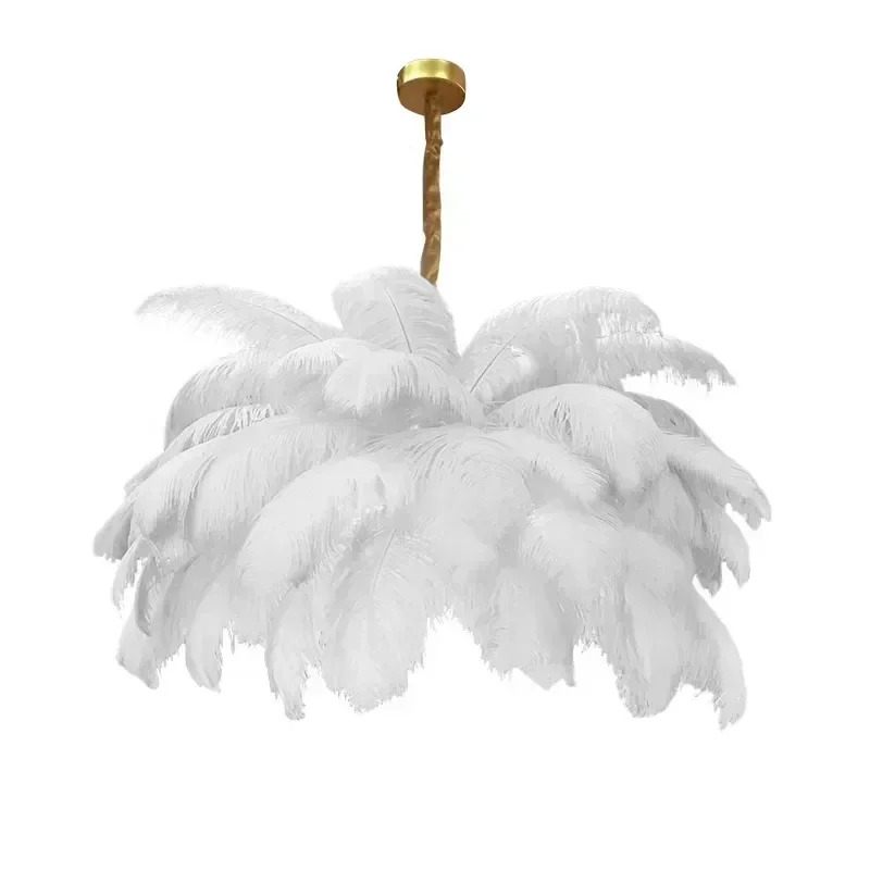 Uppsala Ceiling Lamp – Feather Pendant Light - Image 2