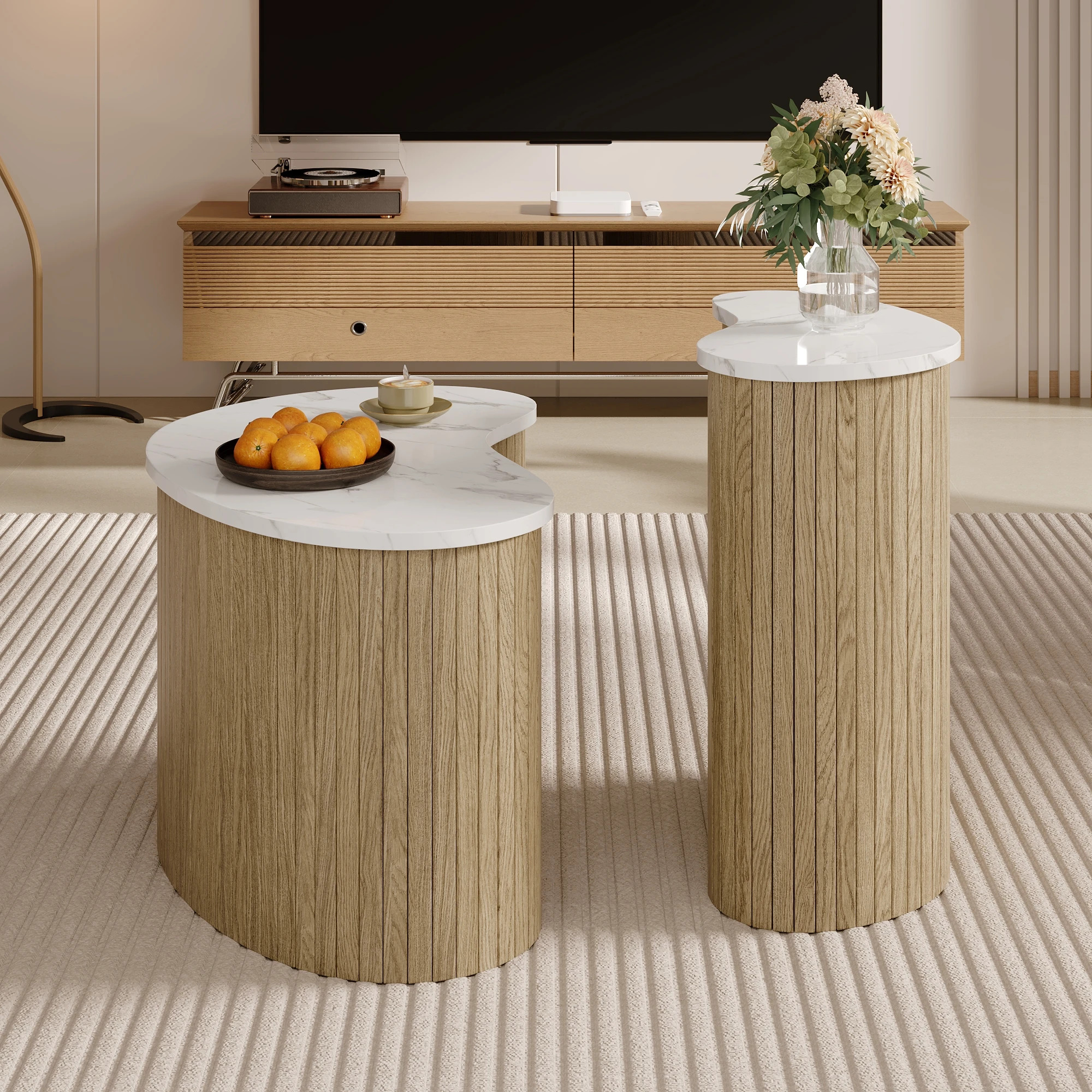 Sipora Coffee Table Set – Scandinavian Design – Bild 5