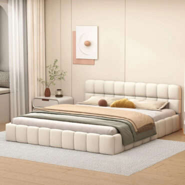 Holmestrand 140×200 cm Bett in Beige